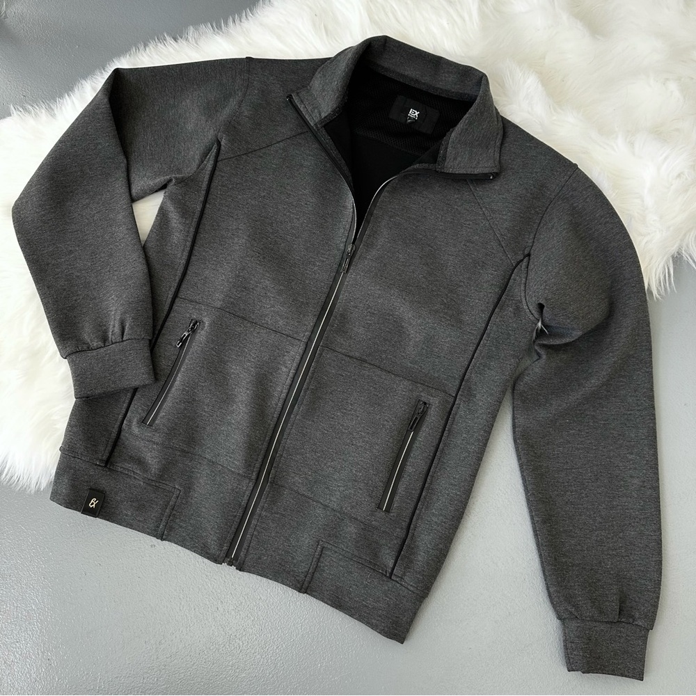 Eight-X Full Zip Track Jacket | Charcoal Grey | Size Men’s Small | Like New